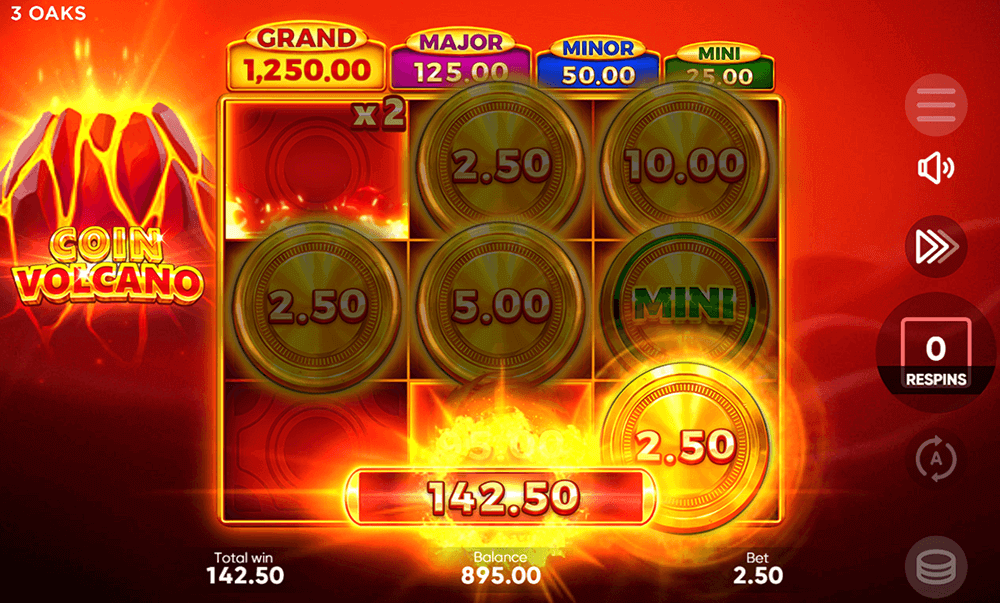 Coin Volcano Slot Bonuses